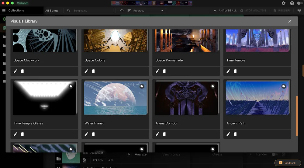 Vizloom visuals library